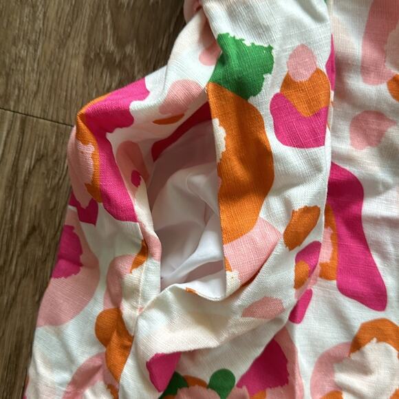 NWT Emily McCarthy Spot Cheetah Day Robe Top Size Medium - Picture 4 of 5